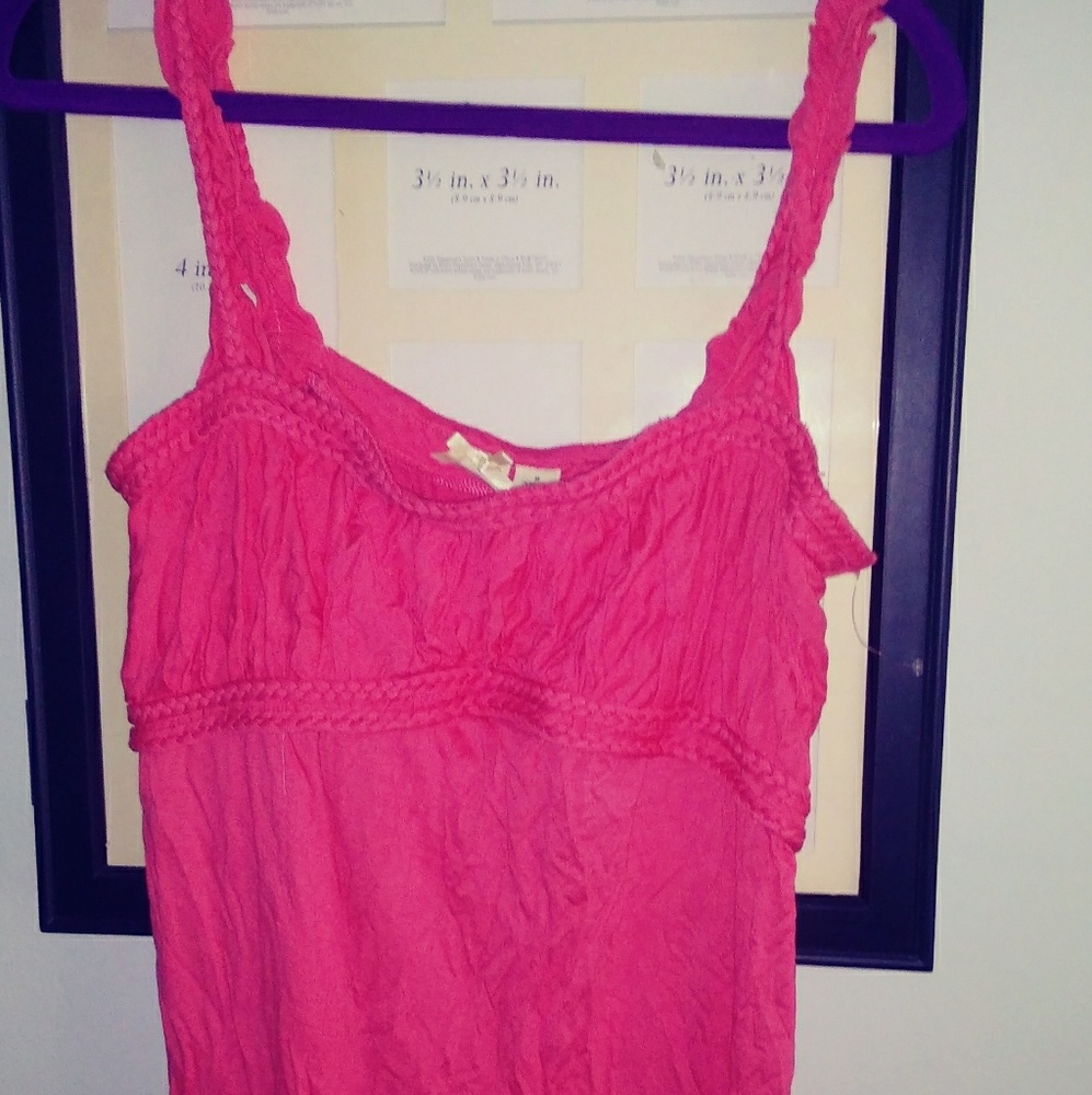 Anthropologie nick and mo braided tank top
